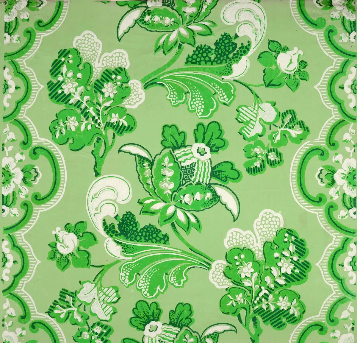 A sample of Victorian wallpaper containing arsenic. Mary Evans/The National Archives.